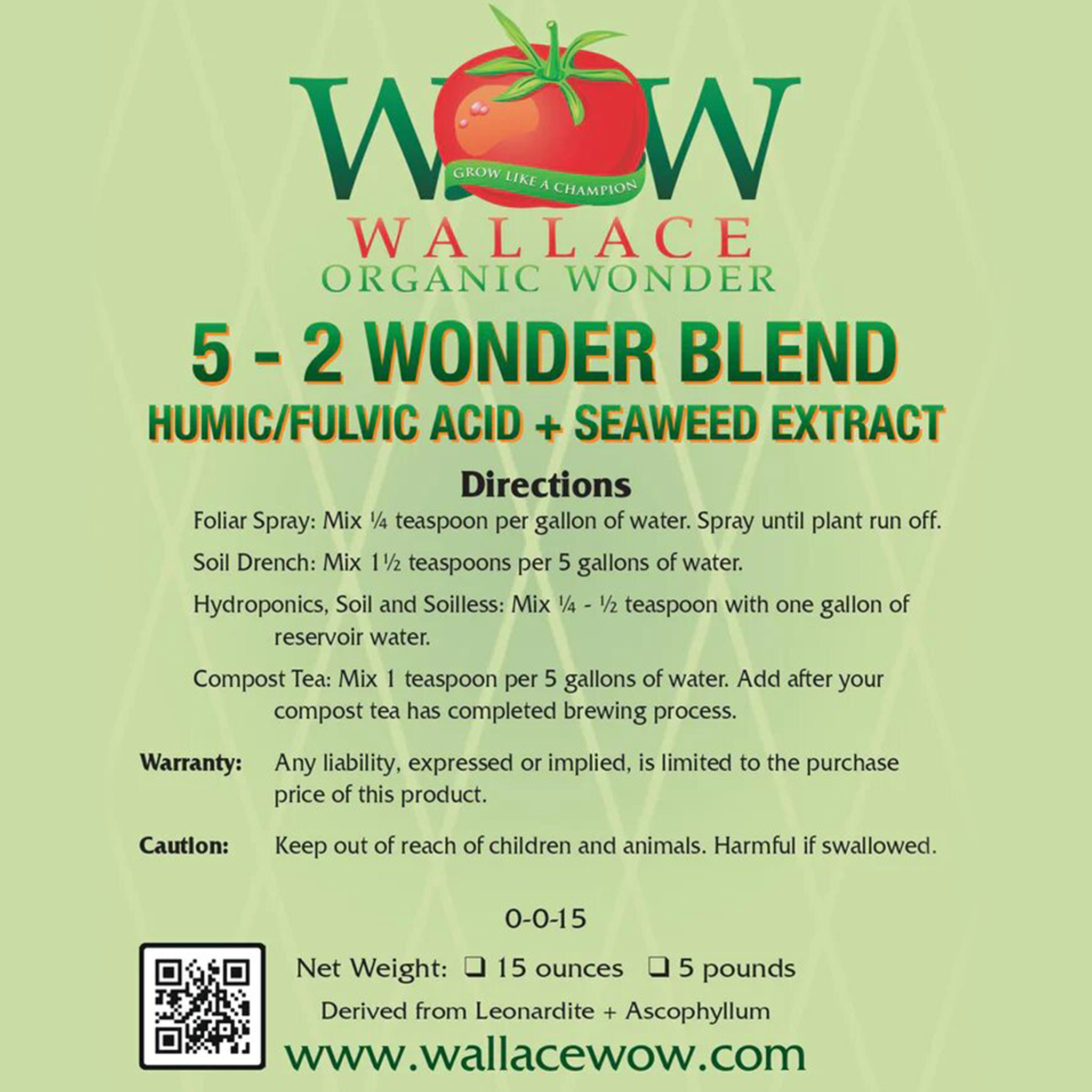 5-2 Humic & Fulvic Acid Directions