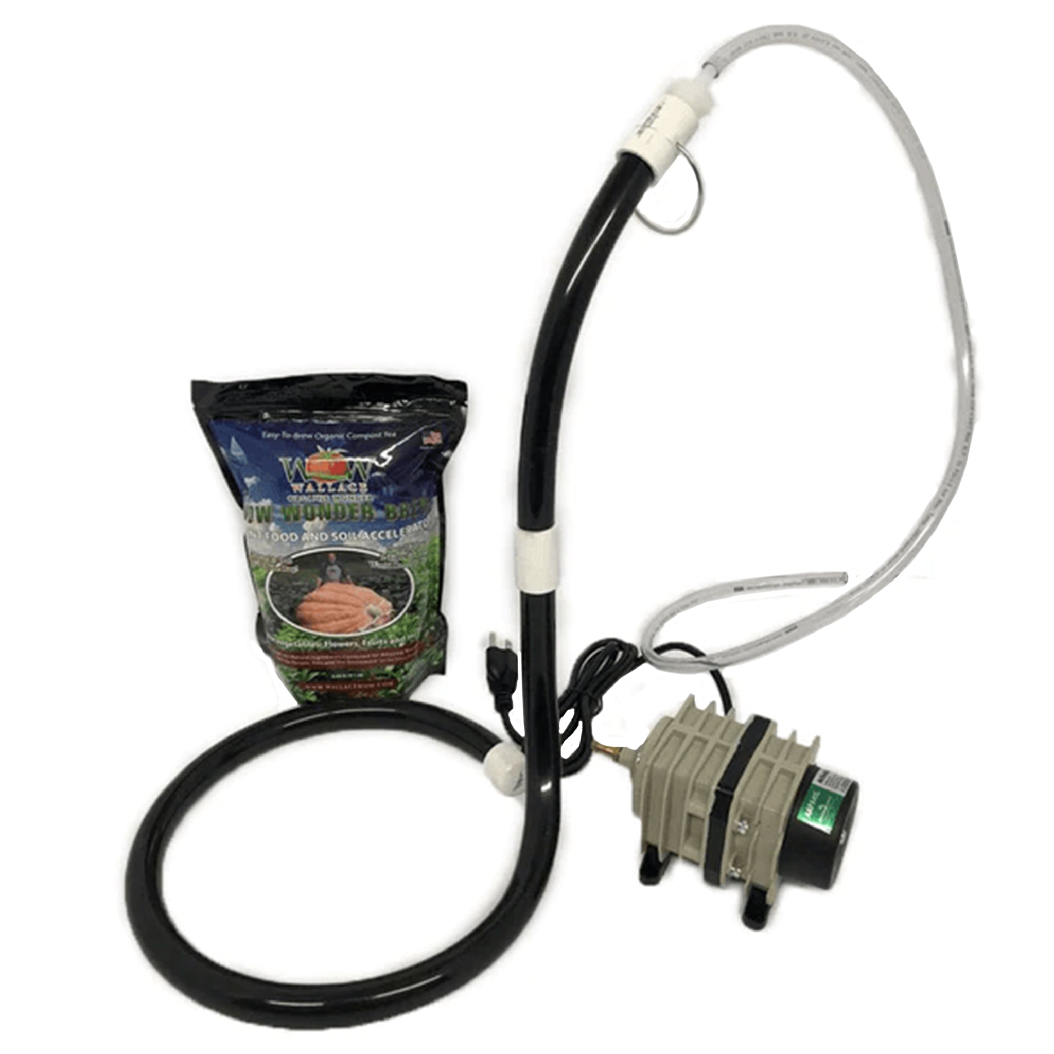 WOW Wonder Brew Compost Tea Complete Brewing Kit in 5-10 and 25-50 Gallon Size