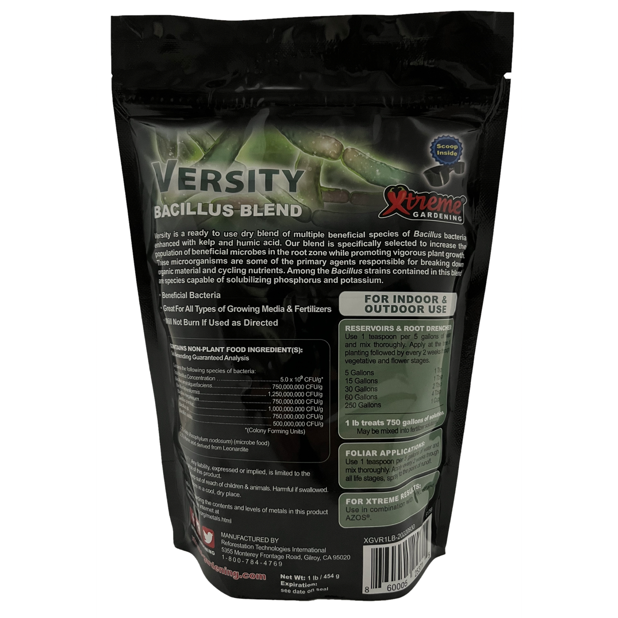 Versity Bacillus Blend Xtreme Gardening 1 pound