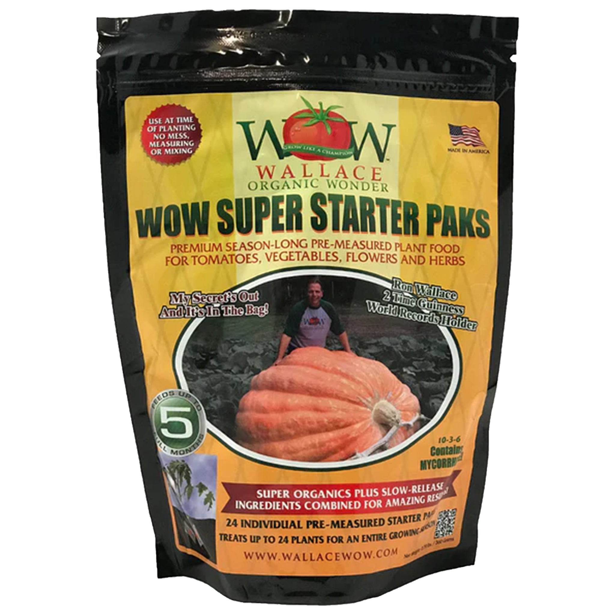 Super Starter Paks - Season-Long Fertilizer Wallace Organic Wonder