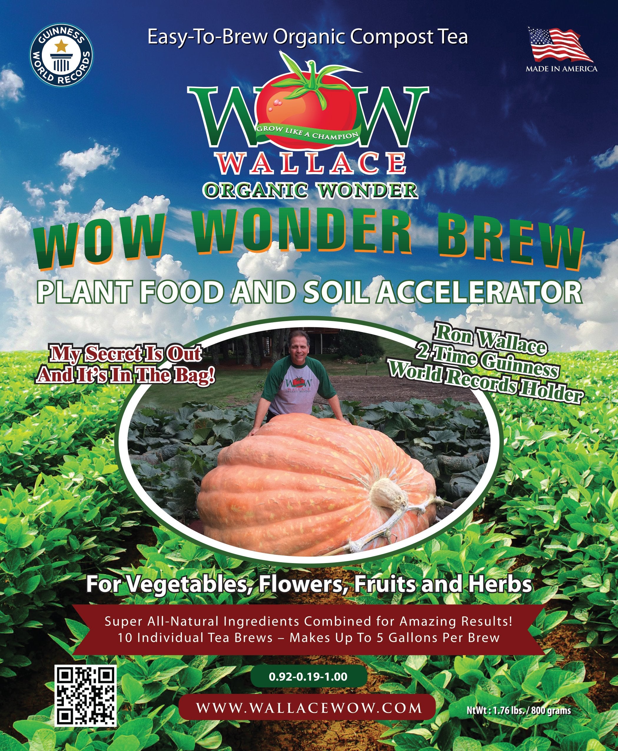 Compost Tea Brew Wallace Organic Wonder Wonder Brew