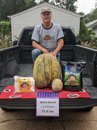 World record cantaloupe using WOW mycorrhizae
