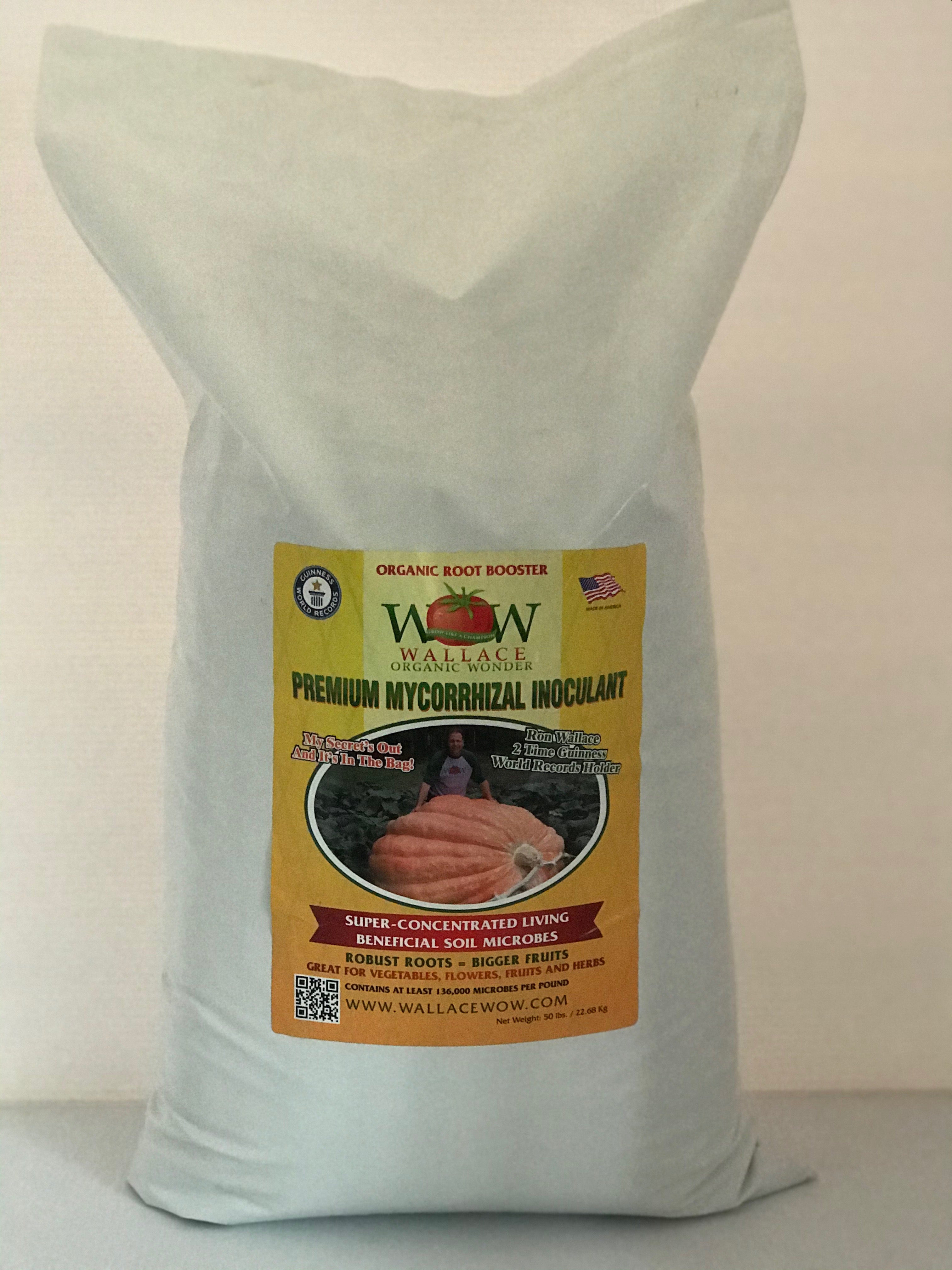 50 pounds Mycorrhizal Inoculant Wallace Organic Wonder