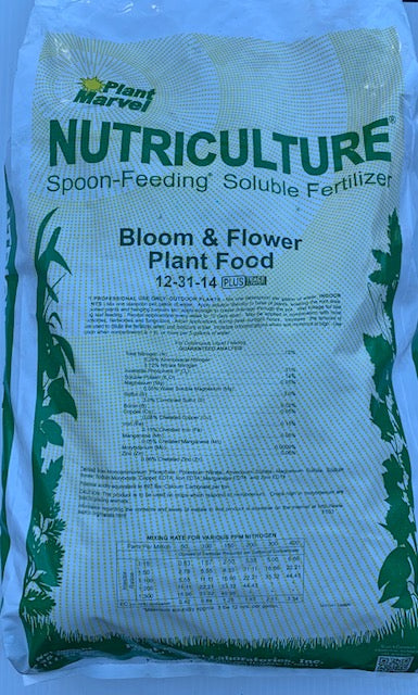 12-31-14 Bloom and Flower Fertilizer Plant Marvel