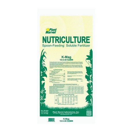 25 pound 15-5-30 K Mag Fertilizer Plant Marvel