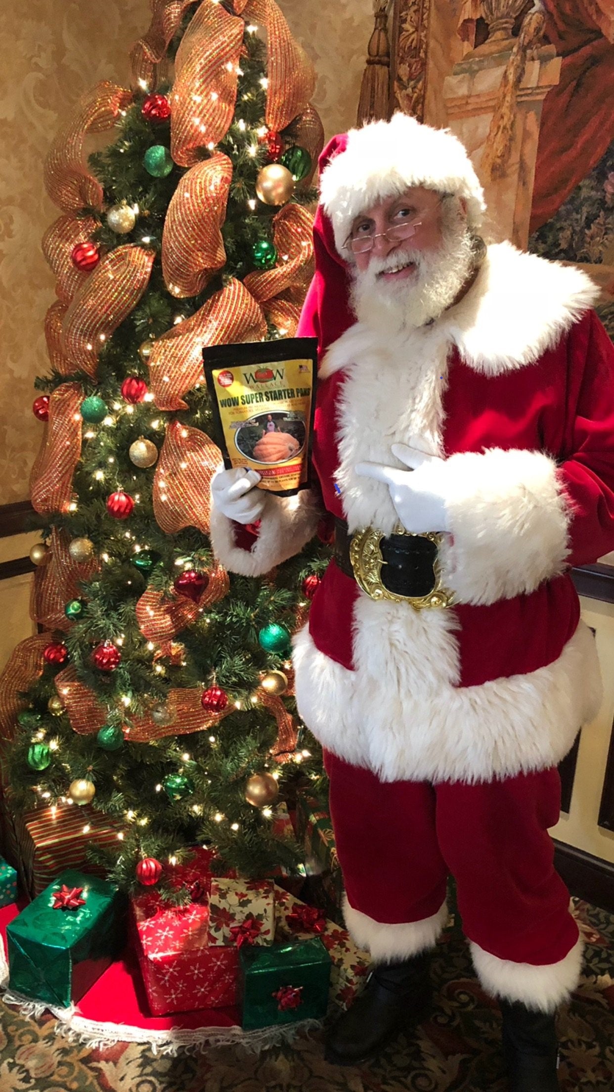 Santa with Super Starter Paks