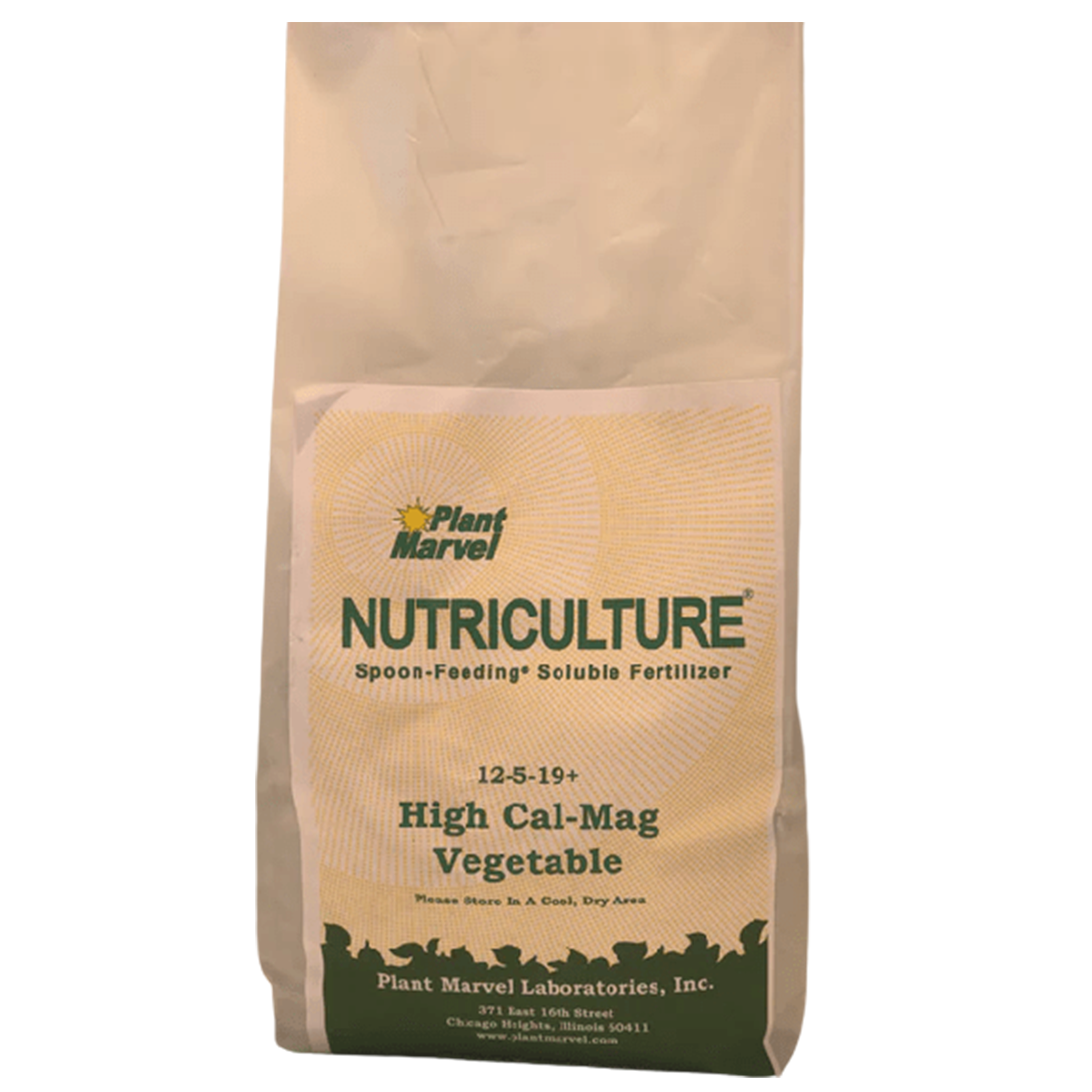 plant marvel fertilizer 12-5-19+ High Cal Mag Vegetable Plant Marvel 25 pound