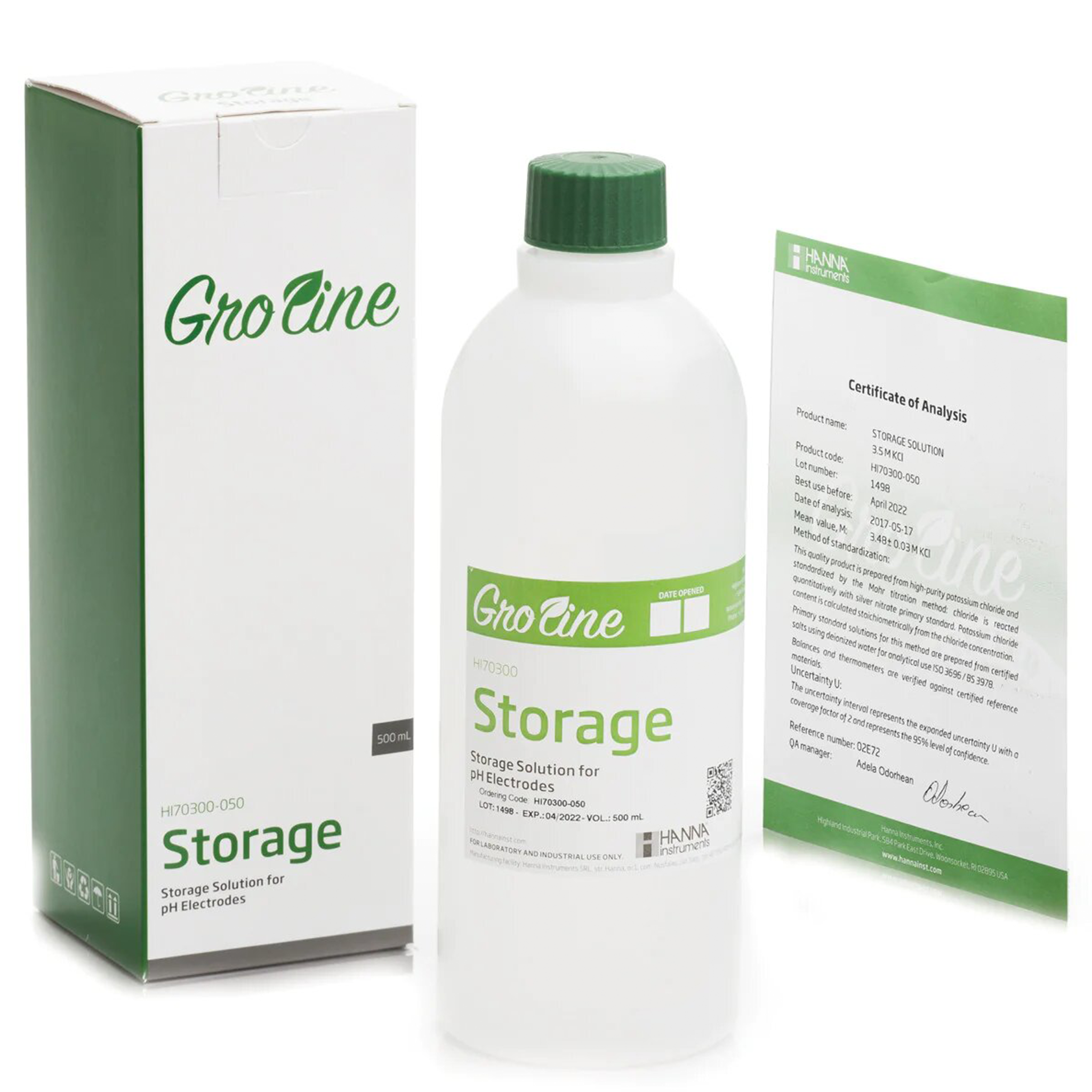 GroLine Electrode Storage Solution (500 mL) – Wallace Organic Wonder