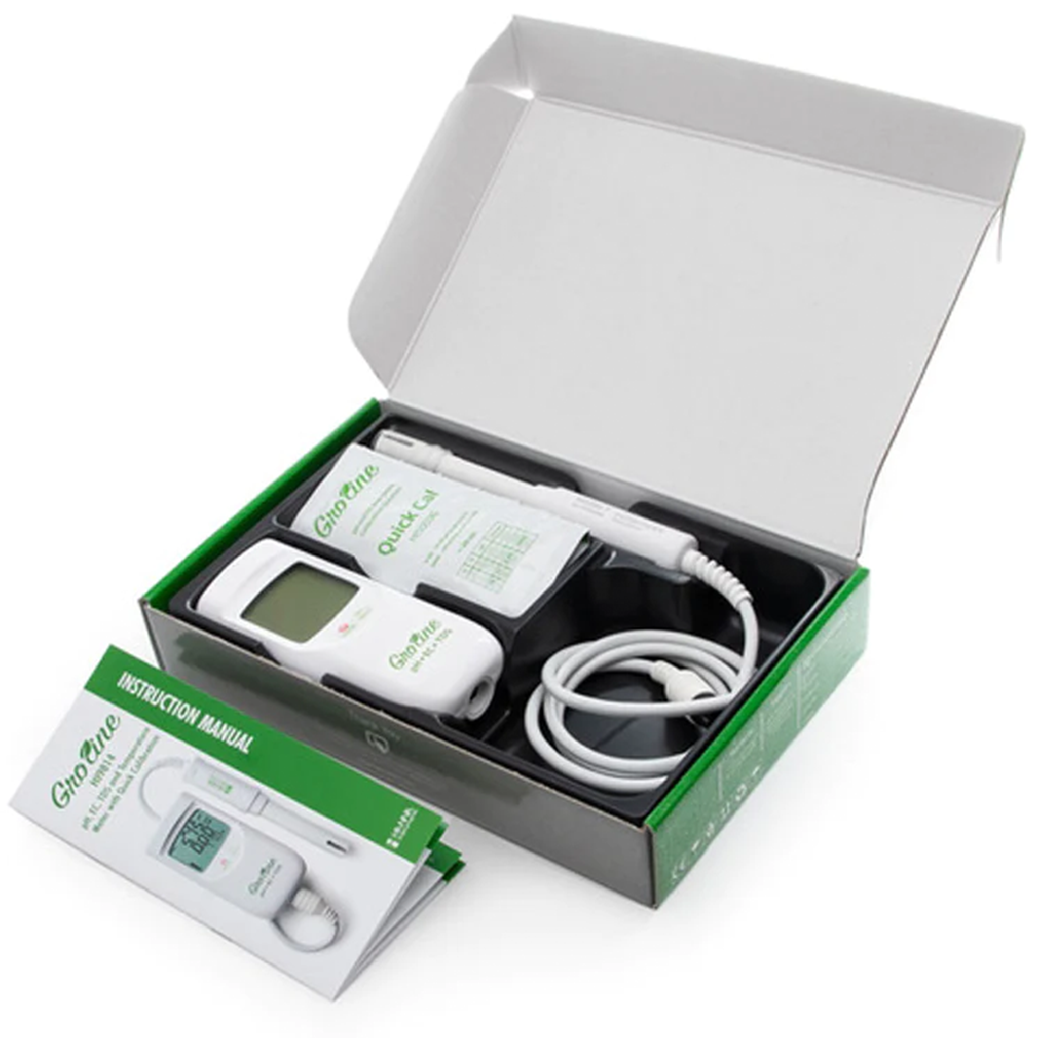 GroLine Waterproof Portable pH/EC/TDS Meter Kit