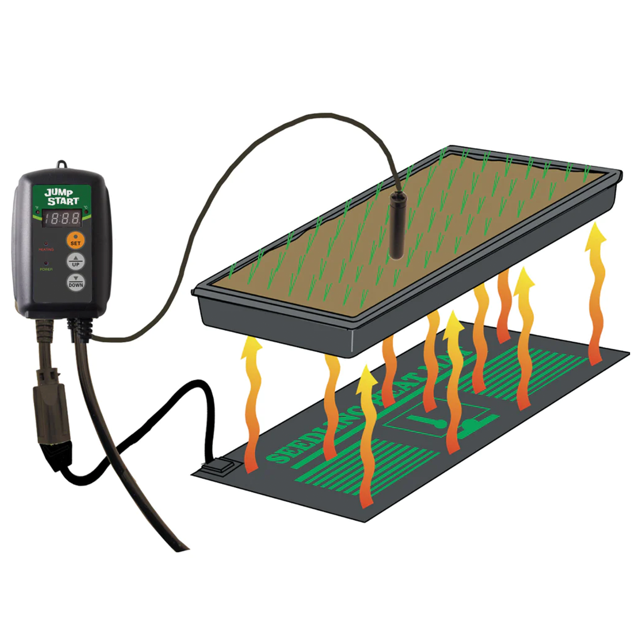 Jump Start Digital Temperature Controller for Heat Mats Wallace