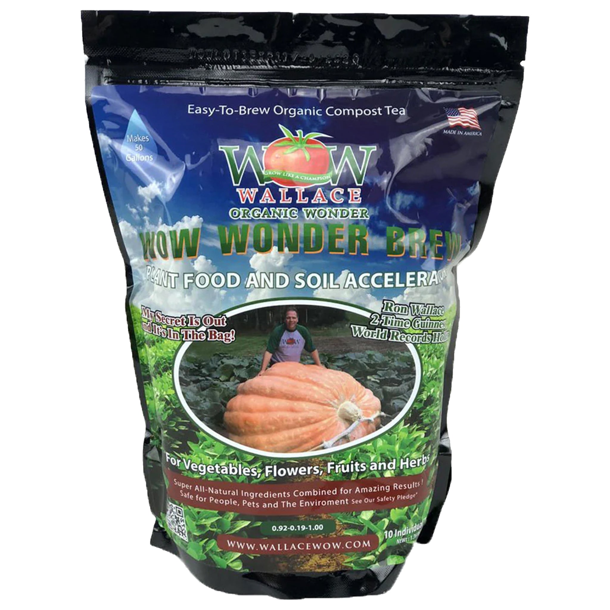 tea bags as plant fertilizer Compost Tea Wonder Brew Organic Fertilizer Wallace Organic Wonder 80 Gram (10 80 Gram Tea bags)
